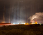 Light Pillars over Coyote Station