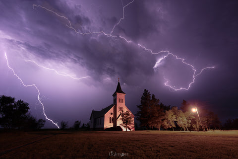 Thunderstorm at St. Joseph Catholic Church