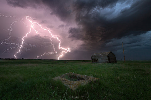 Abandoned Prairie Thunderstorm